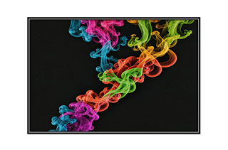 colorful smoke